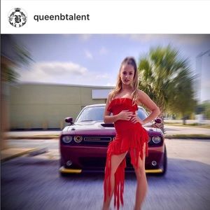 pro backless salsa dress